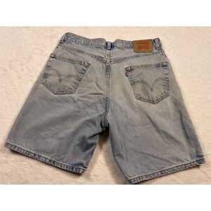 Levi's 550 Relaxed Fit Light Wash Denim Jean Shorts Men's Size 36